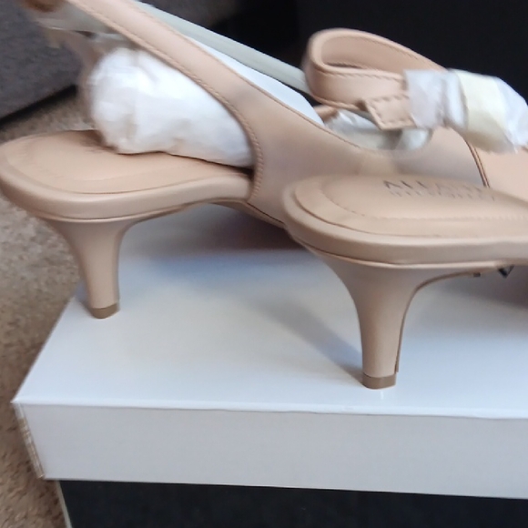 Alfani Nude Slingback Heels - Picture 3 of 7
